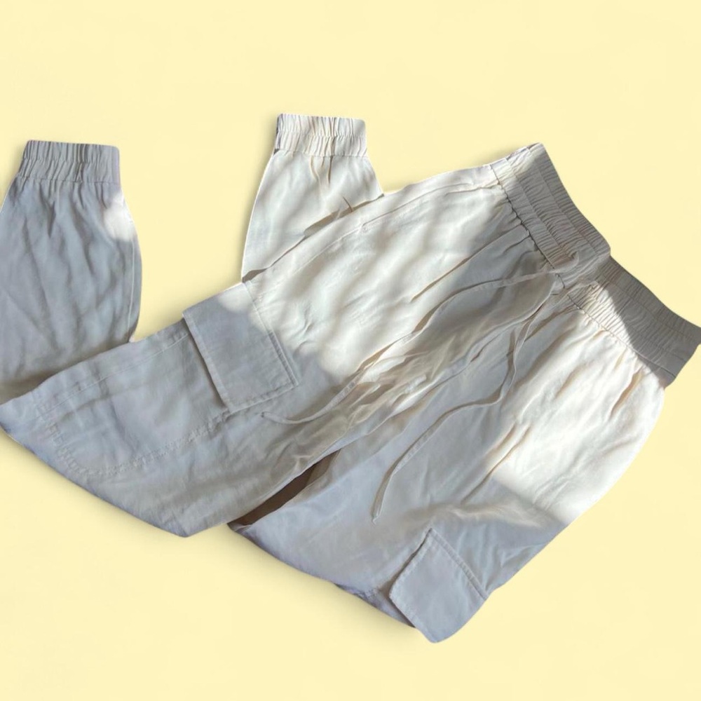 Zara lounge beach pants cream